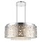 Cwi Lighting Bubbles 9 Light Drum Shade Chandelier With Chrome Finish 5536P24ST - alternate 1
